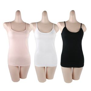 국내생산 면 끈 런닝 여성 면스판 끈나시