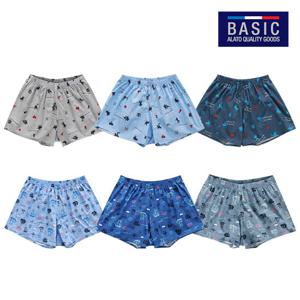 국산 베이직 5002 5003 주니어 순면 트렁크 6종 세트