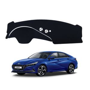 아반떼CN7 (2020~) 논슬립 대쉬보드커버(썬커버)-블랙