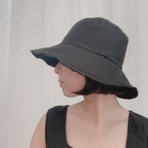 [블루피오레] 끝단 올풀림 코튼 벙거지 모자 BFH837