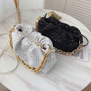 [블루피오레] 트위드 체인 크로스백 BFB063