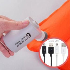 [마물샵] 휴대용 에어펌프 에어매트 펌프 케이블증정