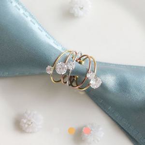 PST 올데이 심플 라인 반지 텅스텐 큐빅 레이어드심플 레이어드