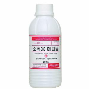소독용 에탄올 250ml 작업용 83%