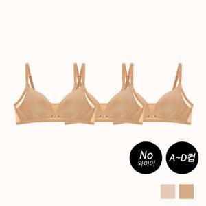 더블윙 노와이어 소프트 브라 3매입(GSET354)