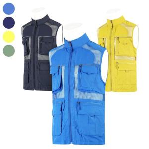 [아재나라]RBVB3005 남성 망사 등산조끼 작업복 등산복 아웃도어