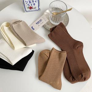 조에니 골지 여성 데일리 양말