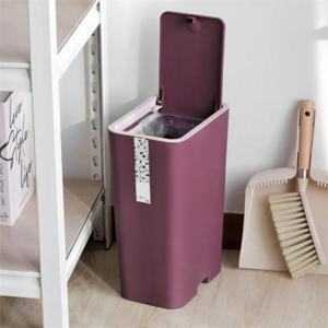 [마물샵] 피노 슬림 원터치 틈새 인테리어 휴지통 10L