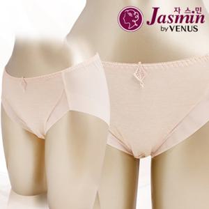 비너스by자스민 심플 파워넷 삼각 헴팬티 JPT1236H