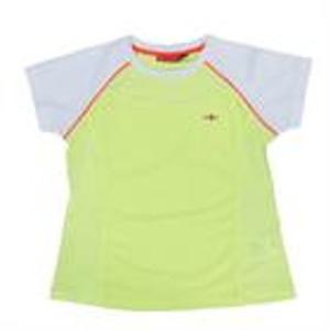 [에스크 주니어]쿨맥스 배색 라글란 스포티 라운드 티셔츠-여아(JU2MTR351FL_LY)