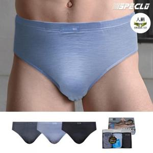 [스페클로] 슬럽 인견 남성 삼각 팬티 브리프 3매세트