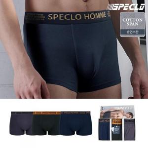 [스페클로] 엔지오 드로즈 남성 면스판 사각 팬티세트