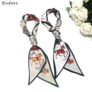 [블루피오레] 조각홀스 트윌리 롱타이 스카프 AF3813