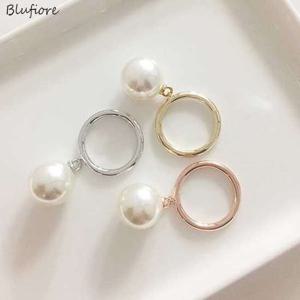 [블루피오레] 원볼 진주 스카프 링 AF3825