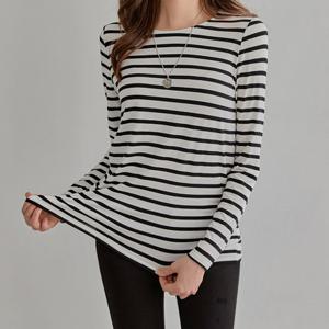 [피핀] 108968 스트라이프 찰랑핏 티셔츠