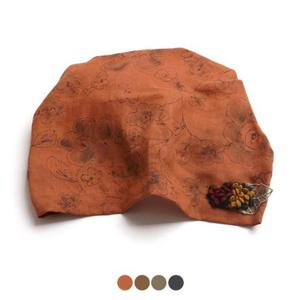 놈스타일 여성모자 CHC2112  린넨두건여성모자