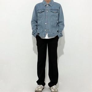 [582] 남녀공용 베이직 청자켓