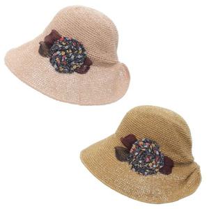 [블루피오레] 플라워 코사지 지사 벙거지 모자 BFH996