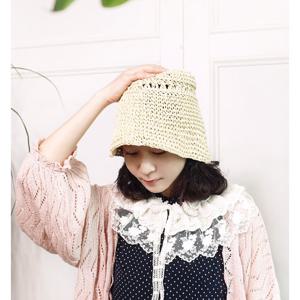 [앞머리]썸머 내추럴 짜임 밀짚 벙거지n511