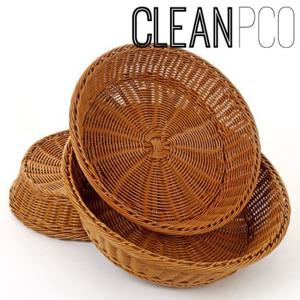 원형 라탄 다용도 수납바구니 대 수납바구니 라