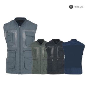 [페라어스]페라어스 남성 다포켓 차이나 망사 조끼 OCVRV6013M1