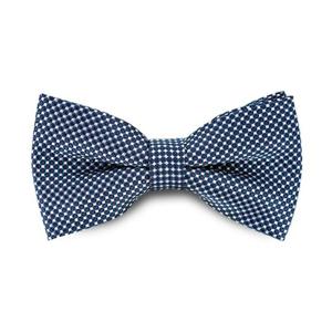 나비넥타이 블루 서클 도트 보타이 NV106