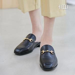 [에피소드블랑][에피소드블랑] 20대 30대 여성 클래식 레더  뮬