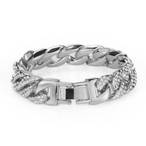 남자팔찌 힙합 다이아 체인 팔찌OC