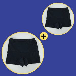 [푸딩언더웨어]1+ 1(총 2매)주니어 이너포켓 위생 드로즈