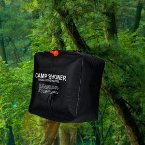 [비투비월드]클린업 캠핑 샤워기 40L 간이 휴대용 샤워물통 블랙