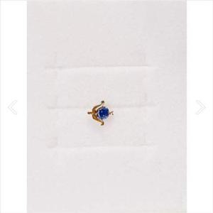 미니골드 14K 사수자리 탄자나이트 피어싱 (12월) EJCM4190