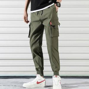 조거바지 4컬러 카고바지 조거팬츠 허리밴딩긴바지 쿨링