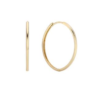 미니골드 14K 베이직링귀걸이(25mm) ECPM4067