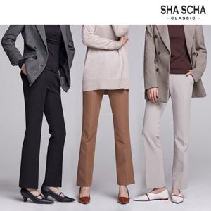 [홈쇼핑인기]샤샤 슬림 플레어 매직팬츠 1종