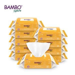 밤보 아기 물티슈 휴대용 20매x20팩 1박스