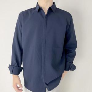 [582] 폴리 루즈핏 히든 긴팔 와이 셔츠[7COLOR/M-L]