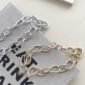 [나크21] 세련된 느낌 볼드 체인 목걸이 NK02-A-34 /빅사이즈