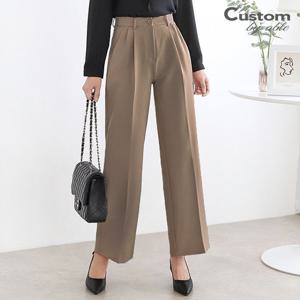 [한정/특가]투턱주름 미니멀 와이드 슬랙스_[C2110PT148C]