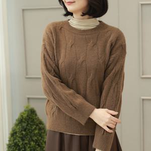 [웬디즈갤러리]아뜰리에 꽈배기 니트 DKN108