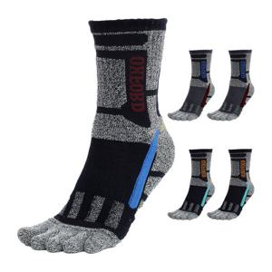 옥스포드 OF1701 남자 장목 스포츠 등산 발가락양말 5족세트