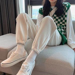 [잇백잇슈] 코듀로이조거팬츠 겨울기모밴딩골덴바지