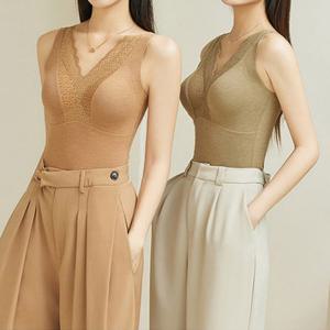 [오아즈] 레이스 겨울 캐미솔 발열 보정 브라 8color