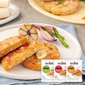 [아임닭] 닭가슴살 찰스테이크 3종 1팩 골라담기