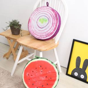 [미미캐츠]HNJ 리얼후르츠 방석/쿠션/캐릭터방석/과일방석