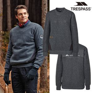 [트레스패스]DLX 남성 슬로우라이프 맨투맨 차콜