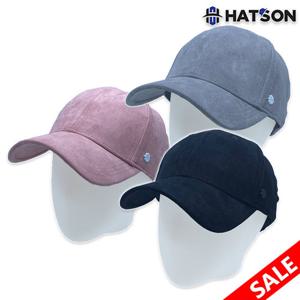 [햇츠온]남여공용 가을 겨울 무지 스웨이드 볼캡 SMBBAJ5315
