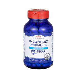 [지앤씨][GNC] 복합 비타민 B군 포뮬라 120캡슐(86.8g) 1개