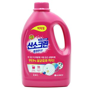 [엘지생활건강]테크 산소크린 표백제 액체 2.4L