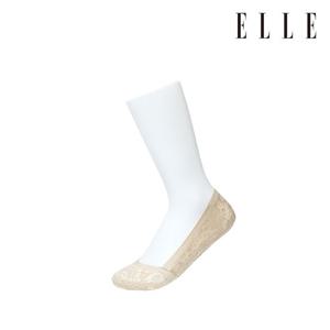 [엘르(양말)]숙녀 자카드레이스 덧버선 ES21145B
