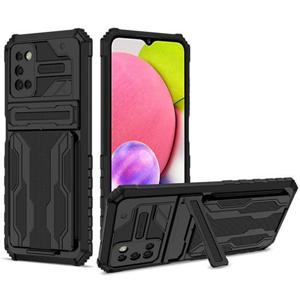 갤럭시A53 5G A536 카드 패키지 하드 스탠드 핸드폰 케이스